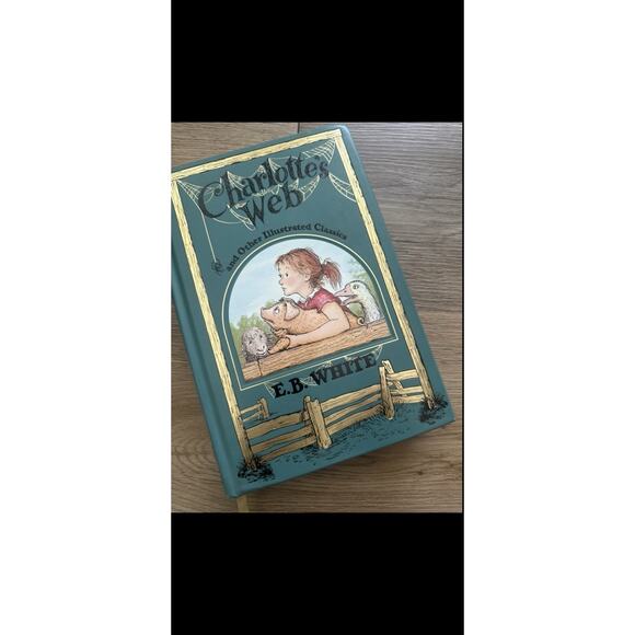 Charlotte's Web and Other Illustrated Classics Leather Bound E B White EUC - Picture 12 of 16